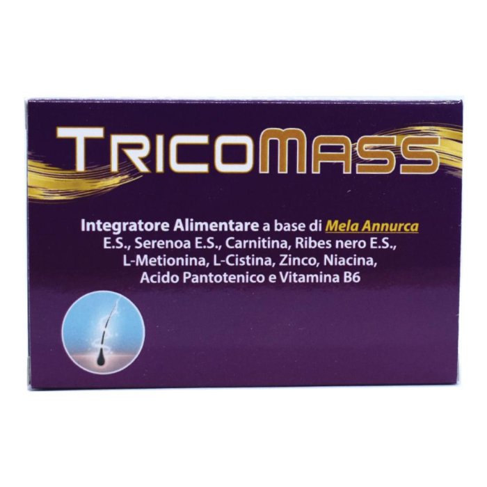 Tricomass Integratore Capelli Rinforzante Anticaduta 30 Compresse