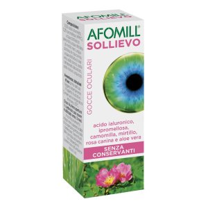 Montefarmaco Afomill Sollievo Gocce Oculari Secchezza oculare 10 fiale da 0,5ml