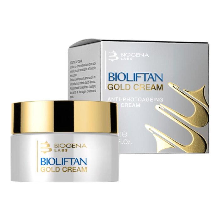 Biogena Bioliftan - Gold Cream Idrata Rassoda e Rimpolpa 50 ml