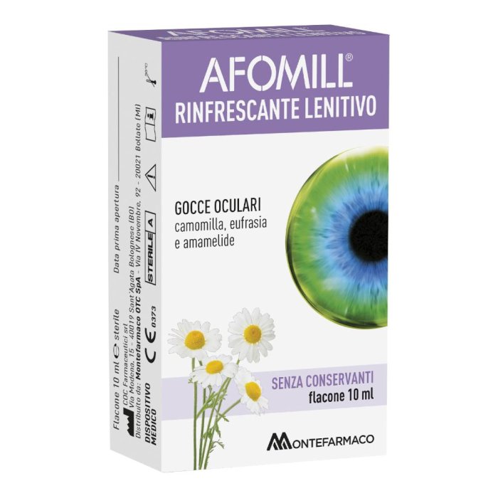 Afomill Rinfrescante Lenitivo Gocce Oculari Multidose 10mL