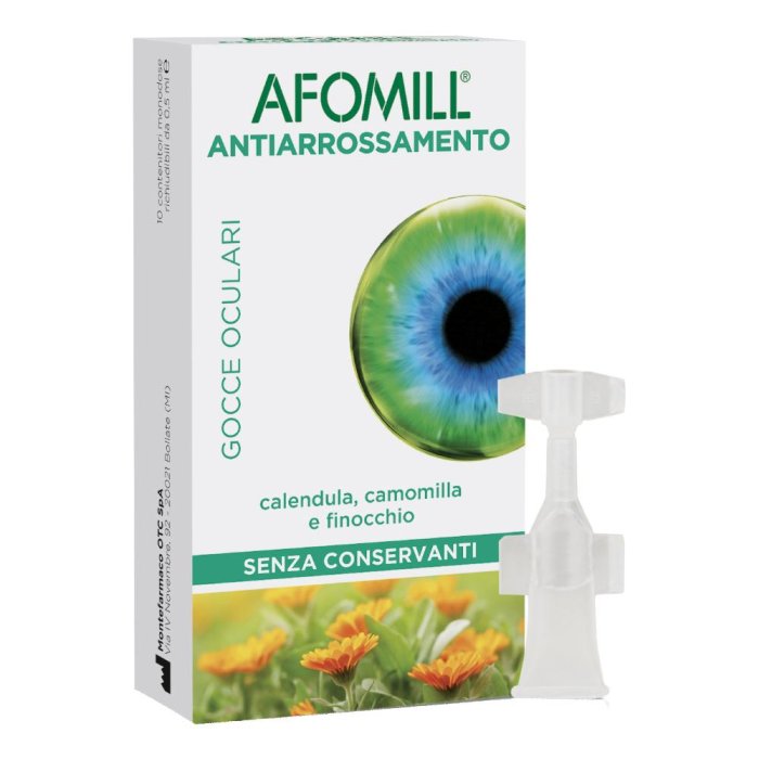 Montefarmaco Afomill - Antiarrossamento Gocce Oculari 10 Fiale