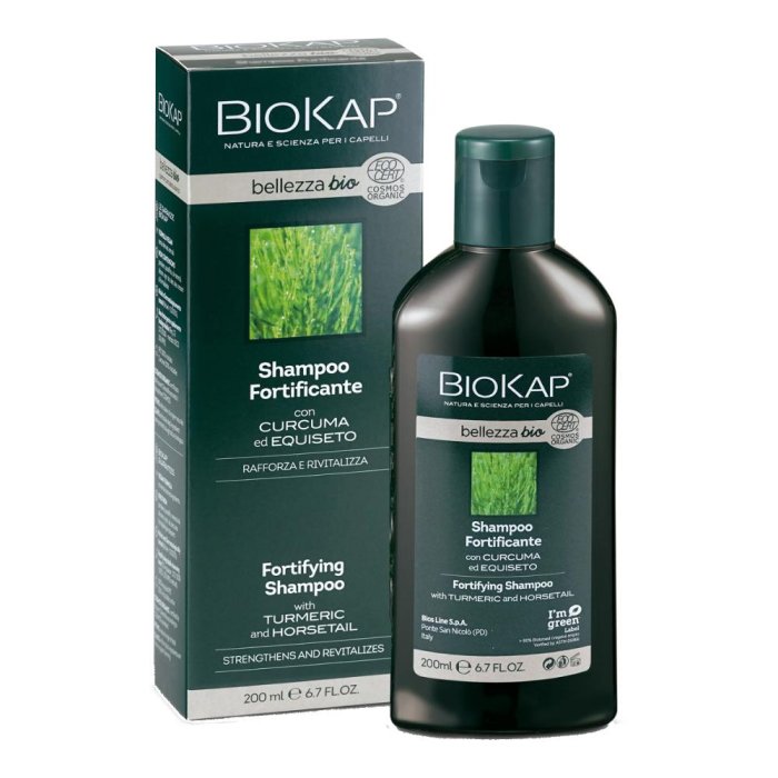 Bios Line Biokap Bio - Shampoo Fortificante Curcuma E Equiseto 200 ml