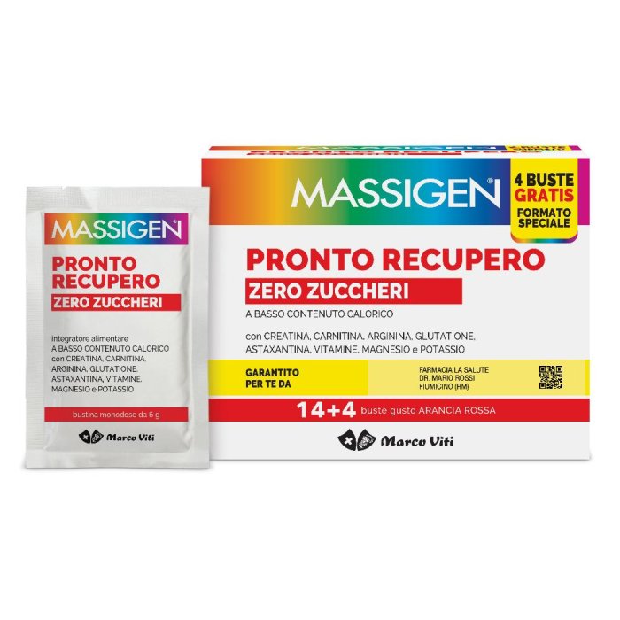 Marco Viti Massigen Pronto Recupero Zero Zucchero 14 + 2 Bustine