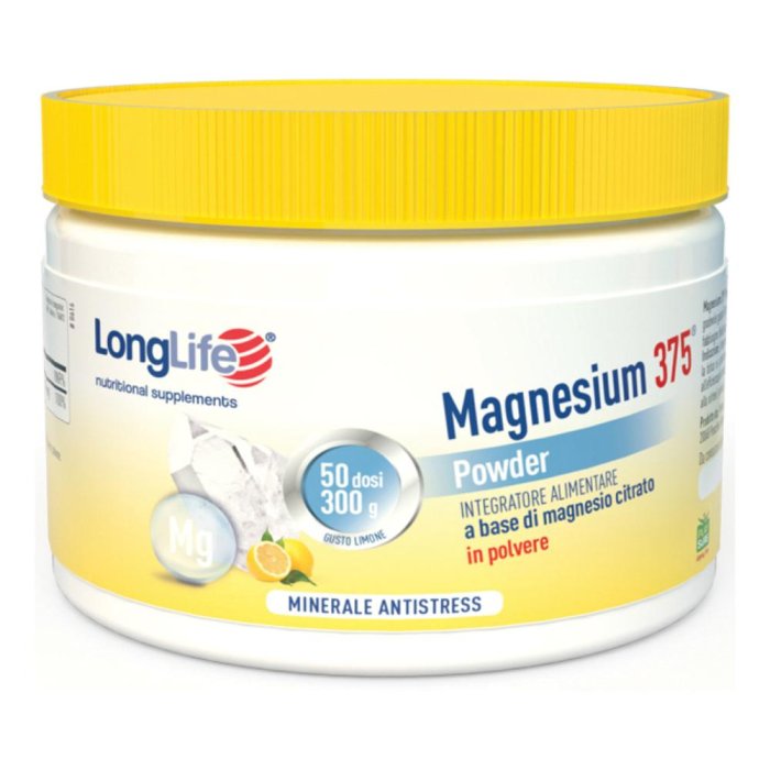 LongLife Mag 375 Integratore di Magnesio in Polvere 300 g polv