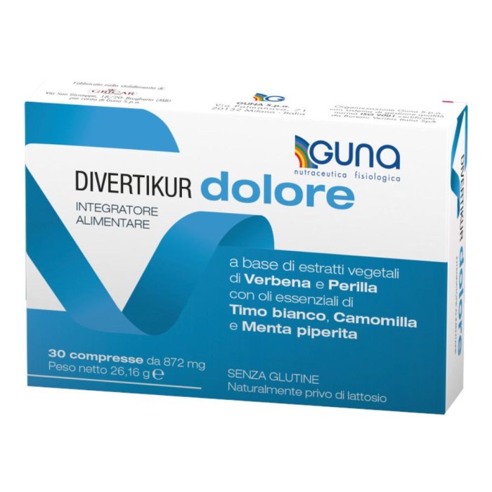 Guna Divertikur - Dolore Integratore Alimentare 30 Compresse