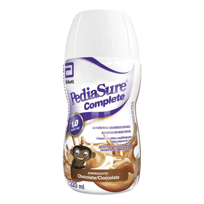 Pediasure Complete Drink al Gusto Cioccolato 220 ml Integratore Nutrizionale per Bambini