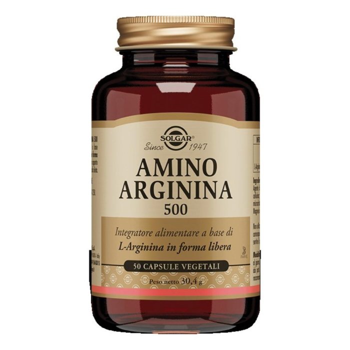  Solgar Amino Arginina 500 50 Capsule Vegetali