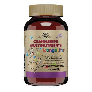  Cangurini Multinutrients Solgar Gusto Frutti di Bosco