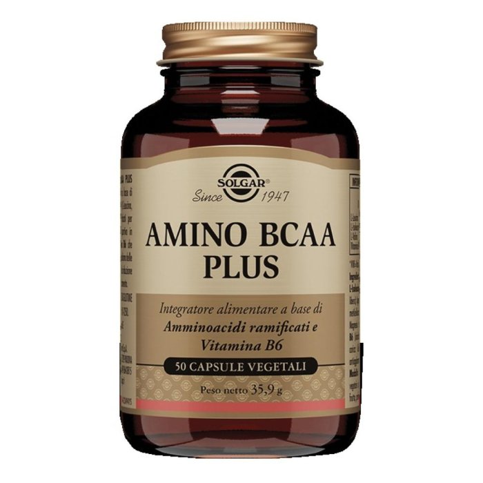 Solgar Amino Bcaa Plus Aminoacidi 50 Capsule