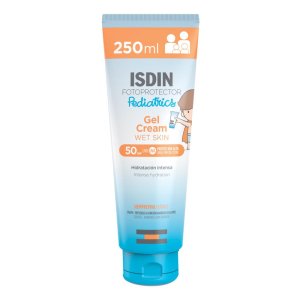 Isdin Fotoprotector Pediatrico Gel Cream Protezione Solare Molto Alta 50+ per Bambini Viso e Corpo