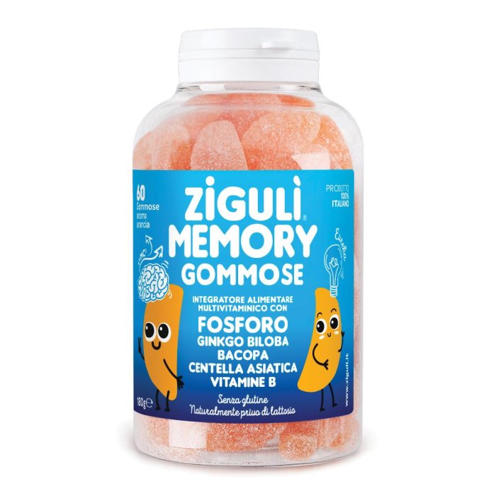 ZIGULI' Memory 60 caramelle gommose al gusto arancia
