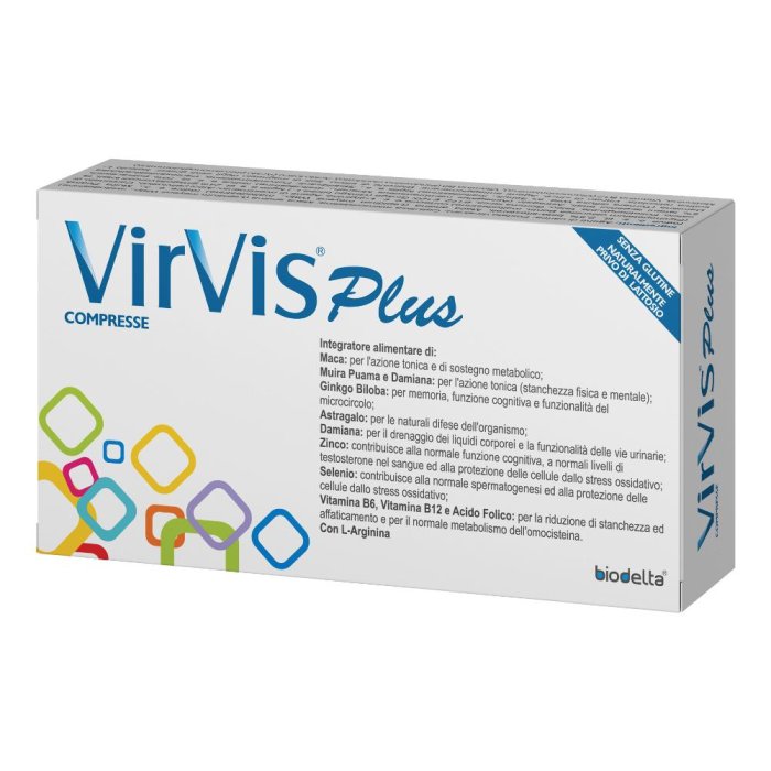 Virvis Plus integratore ad azione tonica e di sostegno 30 compresse