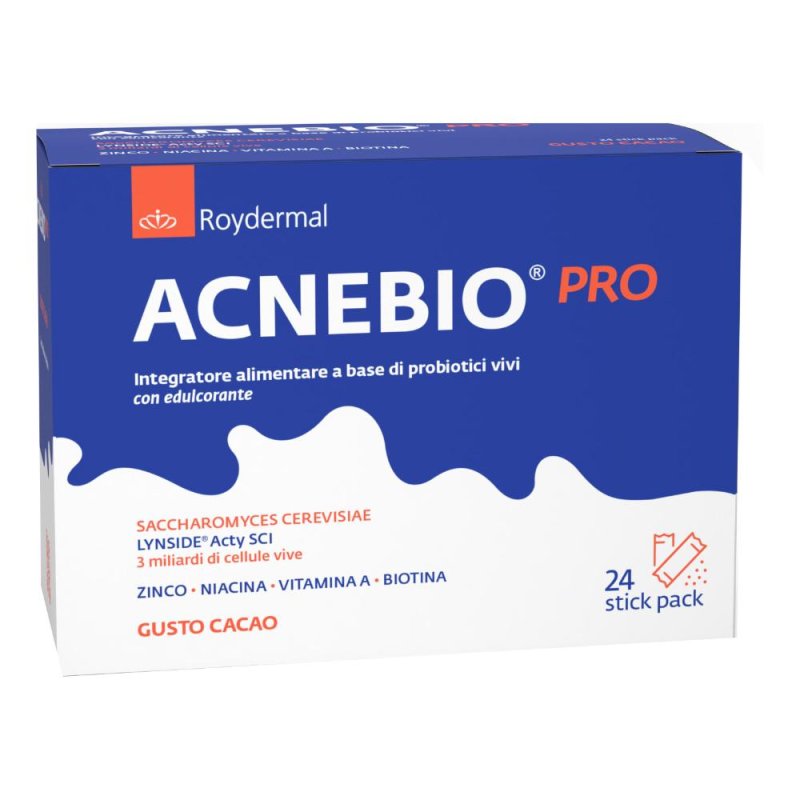 Acnebio Pro 24 Stick 1,5 g Trattamento Localizzato Anti Imperfezioni per Brufoli e Acne
