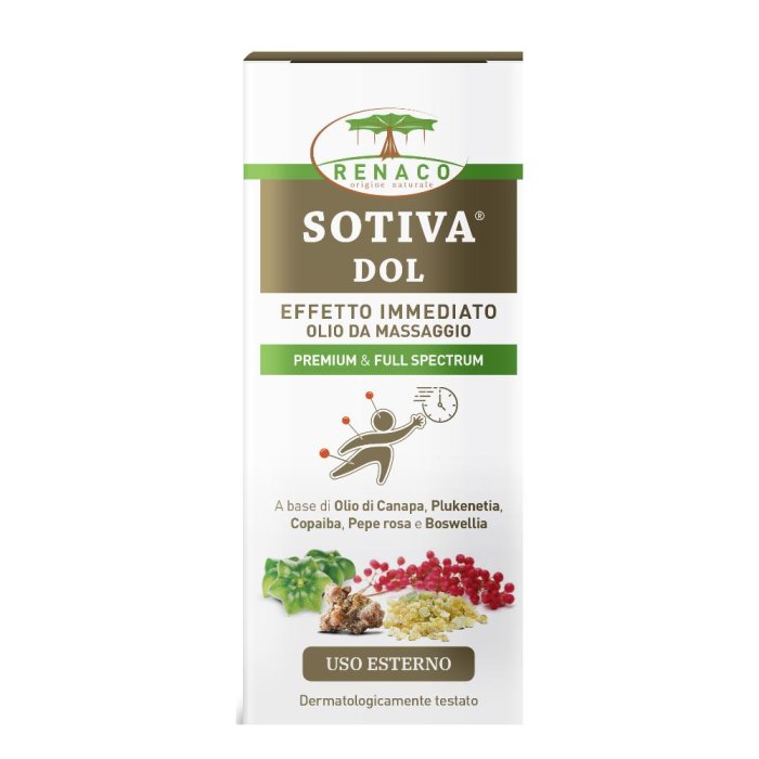 Renaco Sotiva Olio da Massaggio Effetto Distensivo Immediato 10 ml