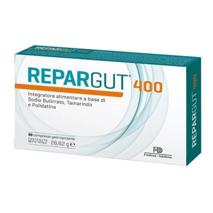 Farma-derma Repargut 400 Integratore per transito intestinale 30 compresse