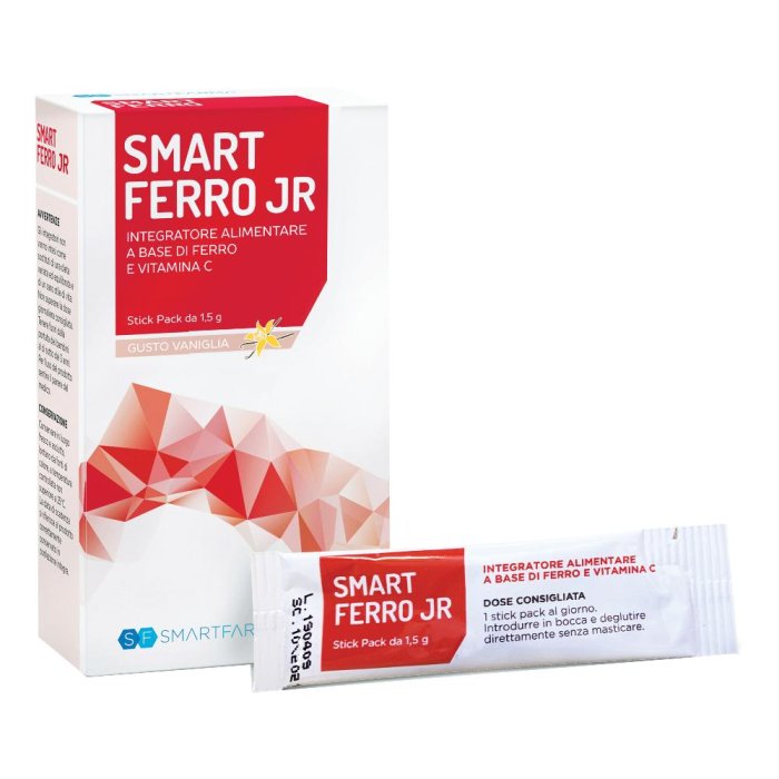 Smartfarma Smart Ferro Jr 20 Stick Pack Gusto Vaniglia
