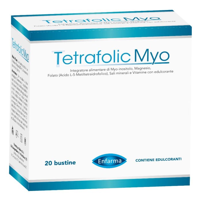 Tetrafolic Myo Integratore Alimentare 20 Bustine – Con Myo Inositolo e Tetrafolic per Benessere Femminile ed Equilibrio Ormonale
