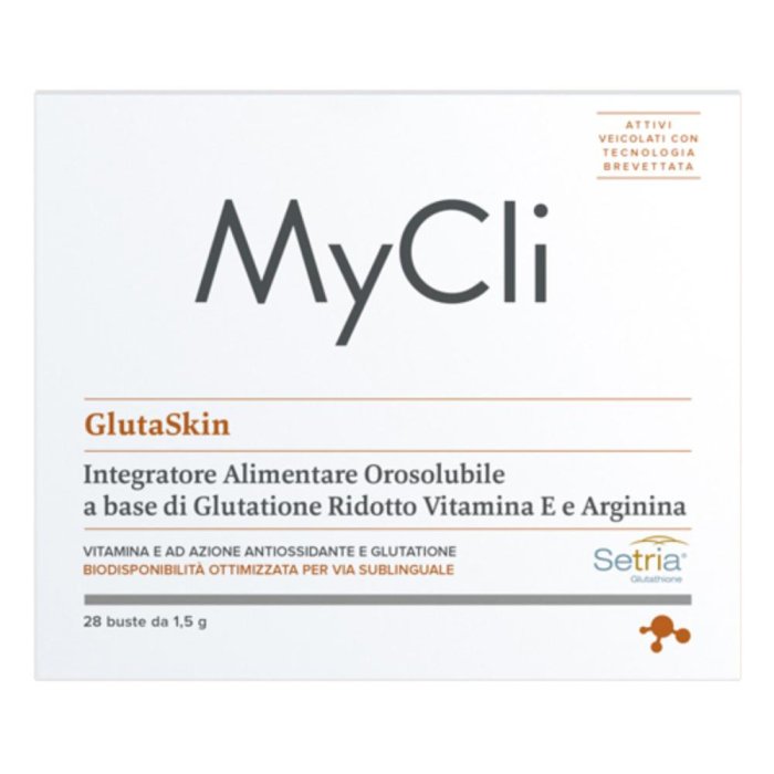MyCli Glutaskin Integratore Antiossidante per la Pelle 28 Bustine