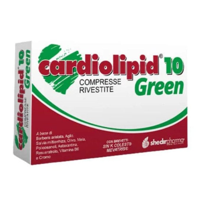 Cardiolipid 10 Green – integratore naturale per colesterolo e benessere cardiovascolare 30 compresse