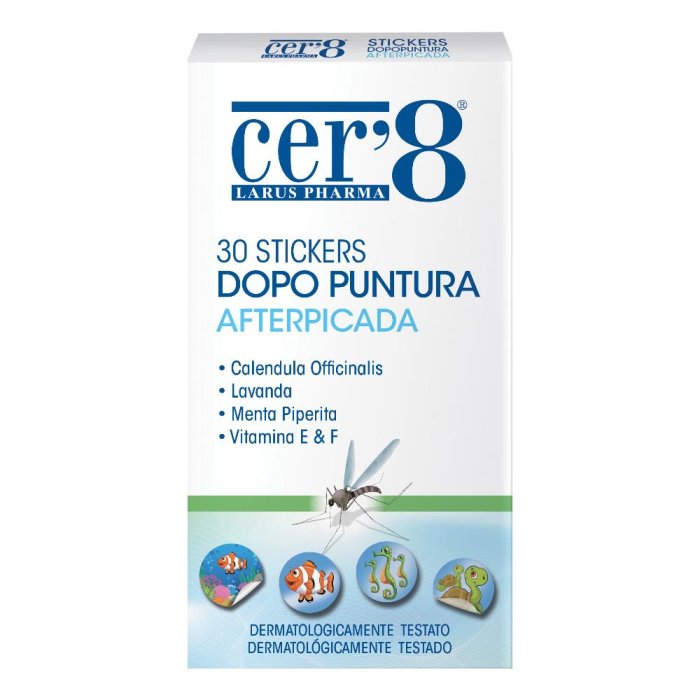 Larus Pharma Cer'8 Stickers Dopo Puntura 30 Pezzi