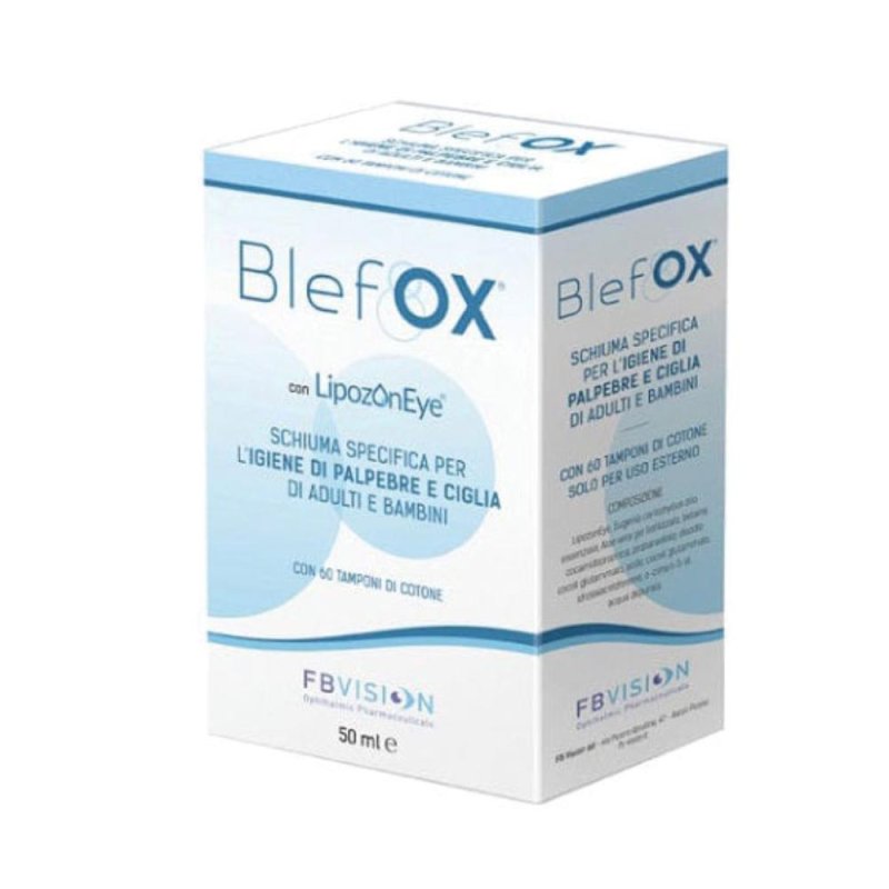 FB Vision Blefox Schiuma per l'igiene di Palpebre e Ciglia 50 ml