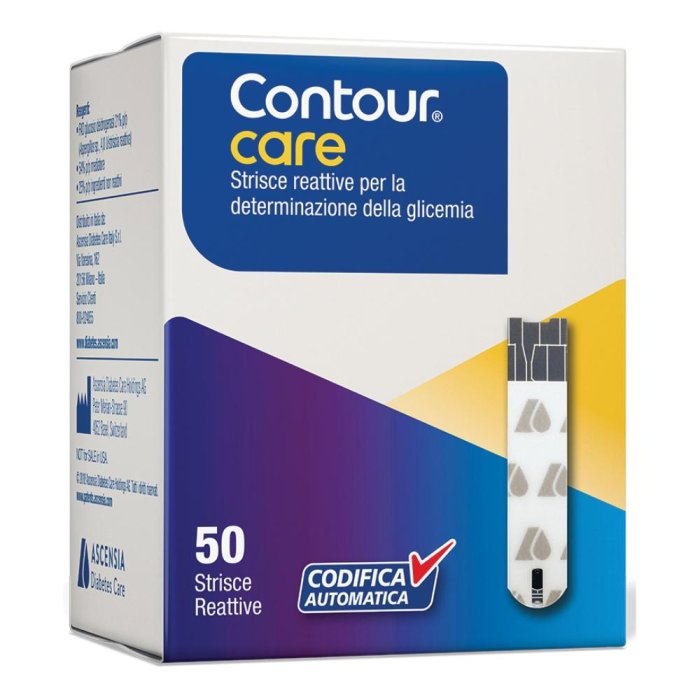 Contour Care 50 Strisce Reattive per la Determinazione della Glicemia