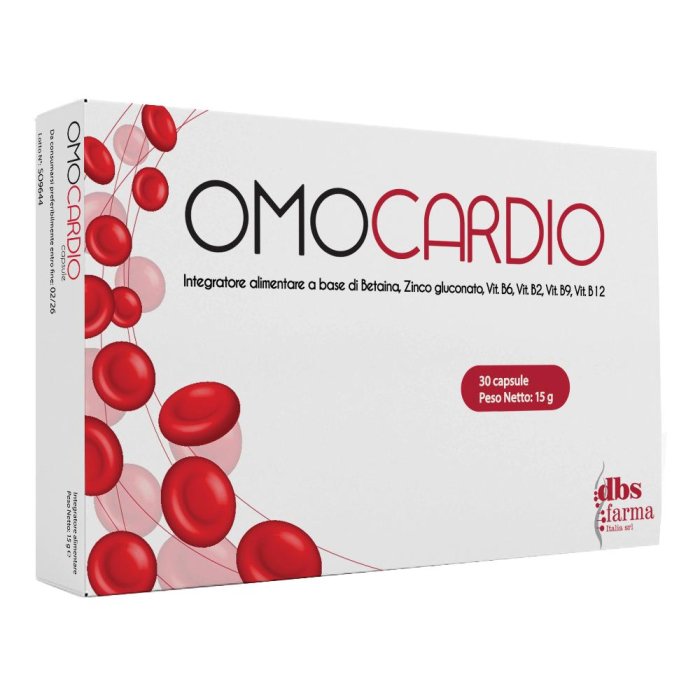 Omocardio 30 Capsule Integratore per il Controllo del Colesterolo e il Benessere del Cuore