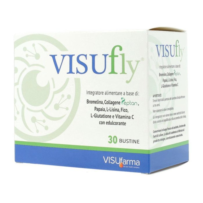 VISUfly integratore Alimentare per il Benessere Oculare e la Protezione dallo Stress Ossidativo 30 bustine