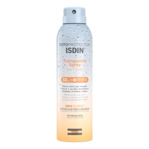 ISDIN Fotoprotector Trasparent Spray Wet Skin SPF30 Protezione Corpo 250 ml
