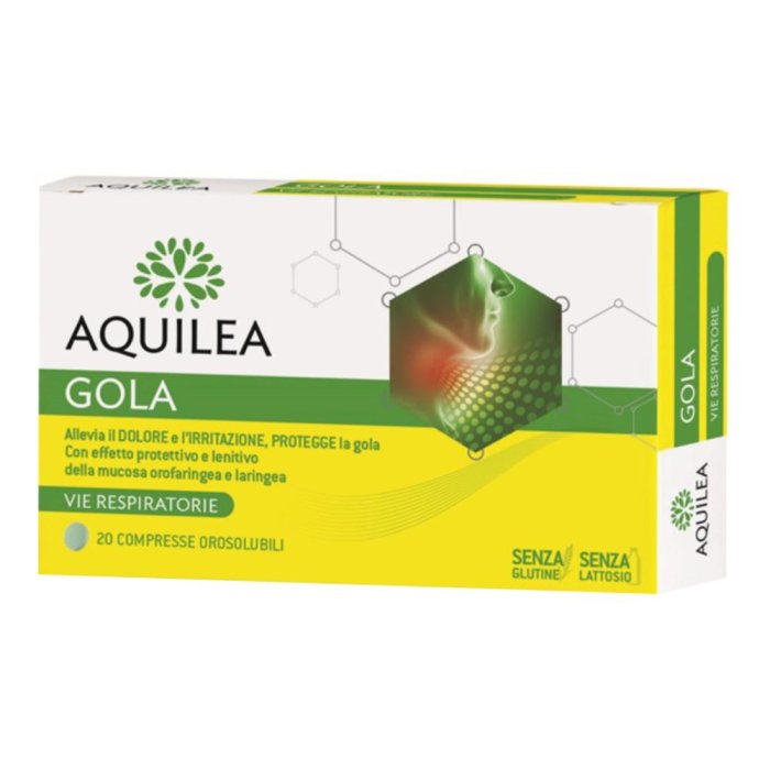 Aquilea Gola Protezione Vie Respiratorie 20 Compresse Orosolubili