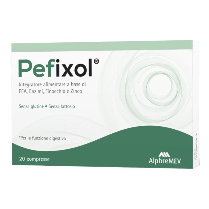 Pefixol Integratore Alimentare 20 Compresse - Palmitoiletanolamide, Finocchio, Zinco e Enzimi per la Digestione
