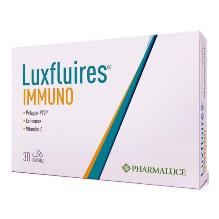 Luxfluires Immuno - Integratore Alimentare per Rafforzare il Sistema Immunitario 30 capsule 