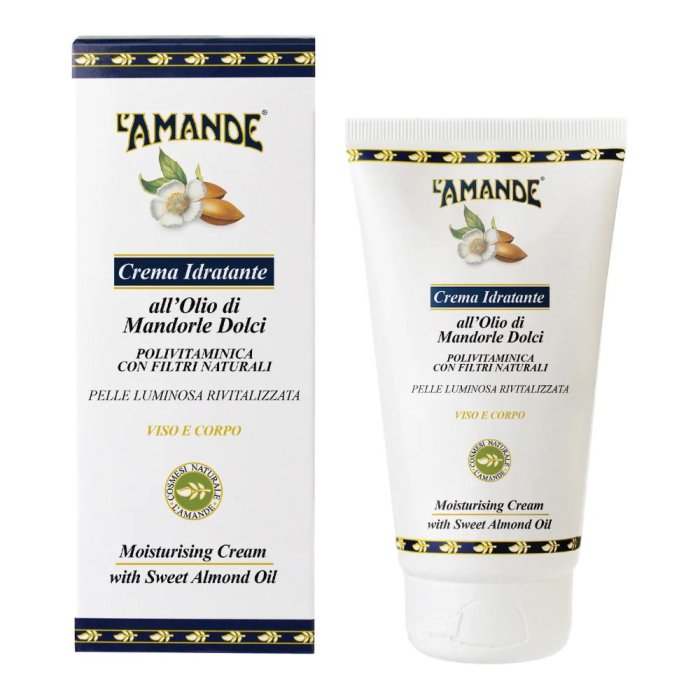 Marseille crema viso/corpo olio di mandorla - crema idratante nutriente allolio di mandorle dolci