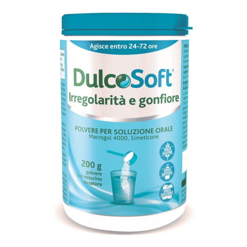 Dulcosoft Irregolarità e gonfiore per stitichezza barattolo 200g Dulcosoft Irregolarità e gonfiore per stitichezza barattolo 200g