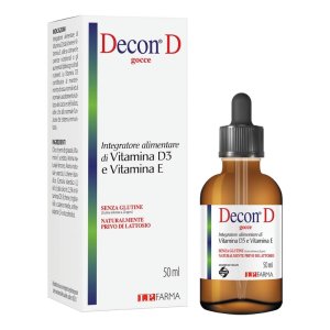 Decon D Gocce 50 Millilitri Integratore di Vitamina D per Ossa e Sistema Immunitario