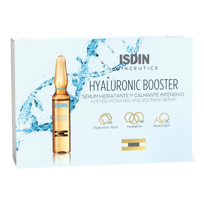ISDINCEUTICS Hyal Booster 10 Fiale Siero Viso Hyaluronic Acid Idratante Intensivo Anti Rughe