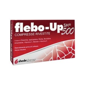 Flebo-Up SH 500 30 compresse integratore per la salute dei vasi sanguigni e il drenaggio
