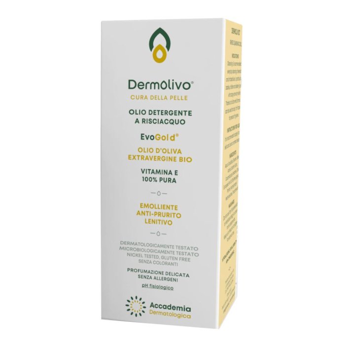 Dermolivo Olio Detergente Delicato Corpo e Viso per Pelli Secche e Sensibili 150 Millilitri