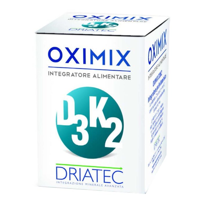 Oximix D3K2 Integratore Vitamina D3 e K2 60 Capsule cps per Benessere Ossa e Sistema Immunitario