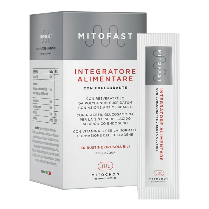 Mitofast Integratore Orosolubile 30 Buste – Integratore Alimentare in Bustine Orosolubili