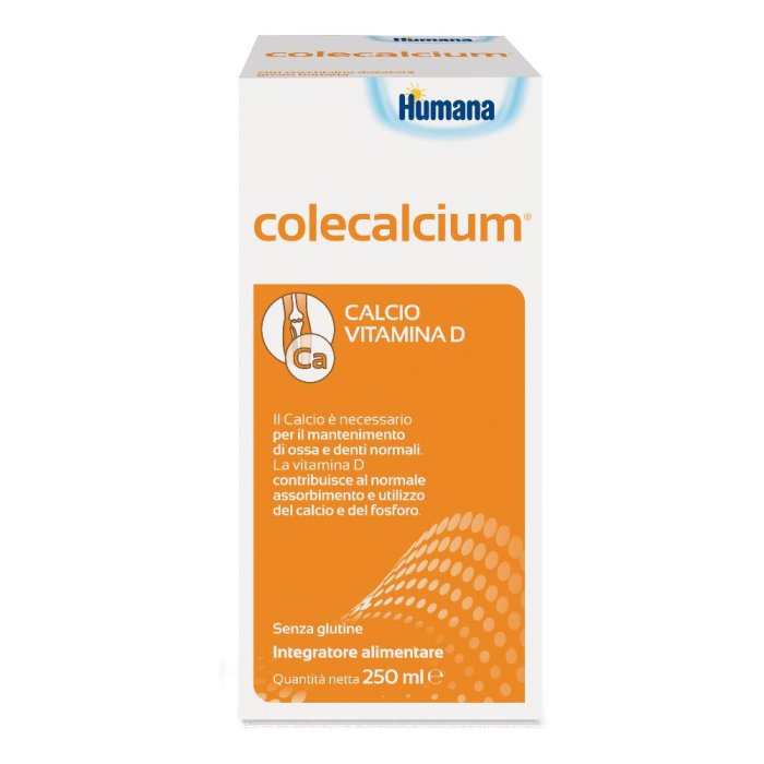 Humana Colecalcium 250 ml integratore per bambini