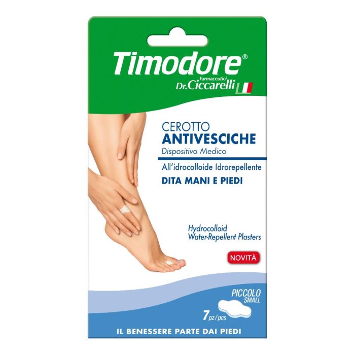 Timodore Cerotto antivesciche per dita mani e piedi 7 pezzi