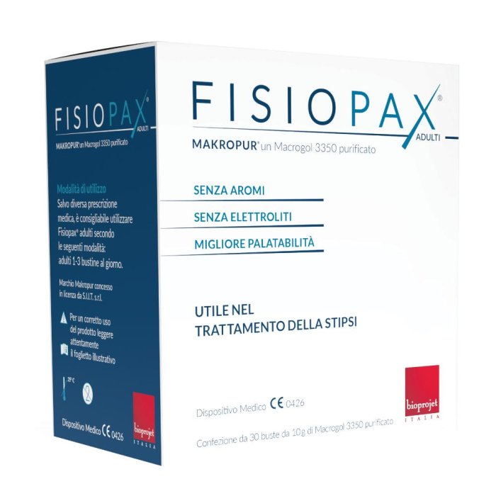 Fisiopax Adulti Lassativo per il benessere intestinale 30 Bustine