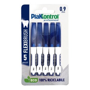 Plakkontrol Flexi Brush - Scovolino Interdentale Flessibile 0,9mm 5 Pezzi