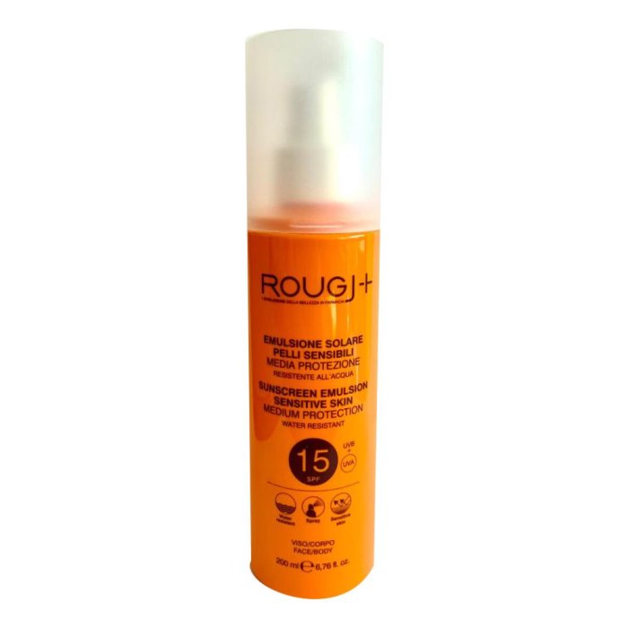 Rougj Solare - Spray SPF15 per Pelli Sensibili 200 ml