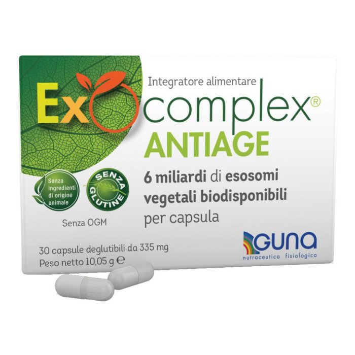 Guna Exocomplex Antiage Integratore Alimentare, 30 Capsule