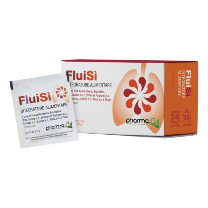 Fluisi 30 bustine - integratore in bustine per sintomi influenzali