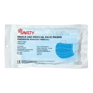 Mascherina chirurgica 10 pezzi SAF - mascherine chirurgiche monouso a 3 veli