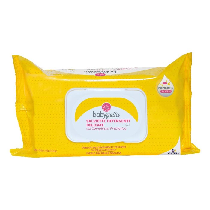 Babygella Salviette Detergenti Con Complesso Prebiotico 72 Pezzi