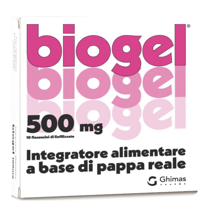 Ghimas biogel 500 10 Flaconcini
